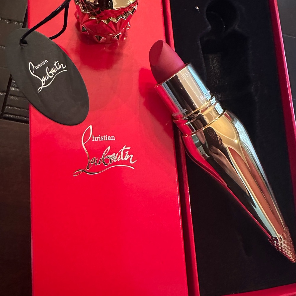 Christian Louboutin Red and Silver Lipstick